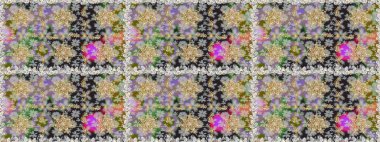 Doku arka planında altın duvar kâğıdı. Barok tarzında altın çiçekli süs. Gri renklerdeki altın element. Damask kusursuz yinelenen arkaplan.