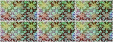 Süslü dekorasyon. Raster illüstrasyonu. Damask altın soyut çiçek nötr renklerde pürüzsüz desen.