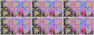 Raster illüstrasyonu. Gri renklerde ve altın elementlerle klasik, pürüzsüz desen.