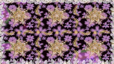 Klasik klasik klasik arka plan. Siyah renklerde, altın elementlerle kusursuz desen. Geleneksel oryantasyon süsü. Klasik raster altın pürüzsüz desen.