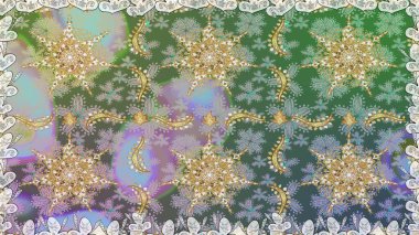 Kusursuz altın desen. Raster oryantal süs. Tarafsız renklerde altın elementlerle kusursuz desen.