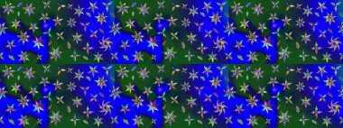 Küçük çiçekte güzel bir çiçek deseni var. Raster deseni. Çiçekli çiçek deseni, suluboya..