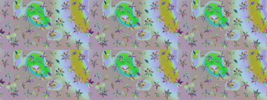 El çizimi Raster çizimi. Karalama elementleri. Çizim çiçek deseni duvar kağıdı, web sitesi arkaplanı, paket kağıdı, davetiye, broşür, pankart veya web sitesi için kullanılabilir.