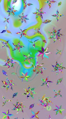 Tekstil veya kitap kapakları, imalat, duvar kağıtları, baskı, hediye paketi ve yapıştırma kitabı için çiçek eskizi geçmişi. Raster illüstrasyonu. Küçük ölçekli çiçeklerdeki basit sevimli desen.