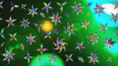 Yatak çarşafları, ceket, paket tasarımı, kumaş ve moda kavramları için tekstil baskısı. Çiçekleri, deniz kabukları, mandalaları ve suluboya efektleriyle donanma geçmişi. Çizim kalıbı etnik tasarım.