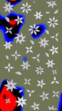 Dekorasyon ve tasarım için güzel bir desen. Moda baskısı. Suluboya çizim kalıbı. Çiçeğin suluboya çizimlerinin mükemmel deseni. Eski.