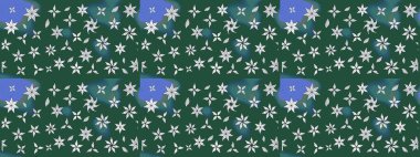 Tekstil için figür. Davetiye ve kartpostal tasarımı için dekoratif çiçek unsurları. Poster ya da kapak için arka plan. Yapraklı çizim şekli. Sevimli zarif çiçekler Raster illüstrasyonu.