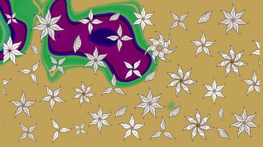 Yatak çarşafları, ceket, paket tasarımı, kumaş ve moda kavramları için tekstil baskısı. Çiçekleri, deniz kabukları, mandalaları ve suluboya efektleriyle donanma geçmişi. Çizim kalıbı etnik tasarım.