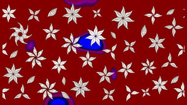 Şekil verilmiş çiçeklerle eskiz deseni. Çiçek deseni duvar kağıdı, desen dolguları ve web sayfası arka planı için kullanılabilir. Süslü zentangle çizim dokusu, soyut çiçeklerle süslenmiş..