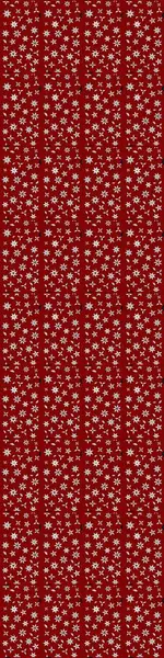 Raster illüstrasyonu. Çiçek desenli çizim. Kırmızı ve nötr renklerde çiçekler. Asya tekstil tarzında. Raster illüstrasyonu.