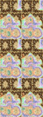 Süslü raster dekorasyonu. Barok tarzında duvar kâğıdı tasarımı için eskiz şablonu arka planı. Altın elementlerle nötr renklerde altın desen.