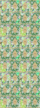 Barok tarzında altın çiçekli süs. Doku arka planında altın duvar kâğıdı. Damask çizimi tekrarlanıyor. Tarafsız renklerde altın element.