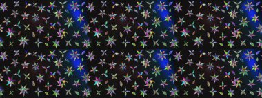 Yaprak ve çiçeklerin suluboya resimleri, gri ve mavi renkler üzerine çizimler. Gri ve mavi renklerde bahar çiçekleri. Raster illüstrasyonu.