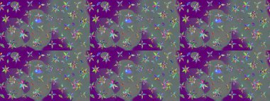 Botanik çizim kalıbı. Organik elementler. Suluboya etkisi. Raster deseni.