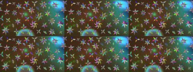 Raster güzel bir çiçek deseni çizmiş. Bahar mevsimi. Tatil havası. Nazik romantik baskı. Kahverengi ve yeşil renkte çiçekler.