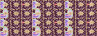 Kraliyet lüksü, altın barok kumaş rengi eskiz. Raster eskiz deseni altın antika çiçekli ortaçağ dekoratifi, yapraklar ve kahverengi renkli altın desenli süslemeler..