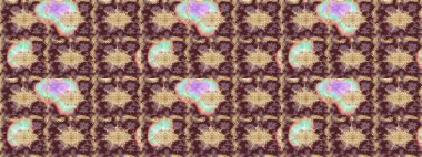 Klasik klasik klasik arka plan. Geleneksel oryantasyon süsü. Klasik Raster altın desenini çiz. Altın elementlerle kahverengi renklerde altın desen.