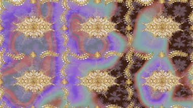 2019 Noel 'i, kar tanesi, yeni yıl. Tarafsız renklerde altın elementli klasik çizim kalıbı.