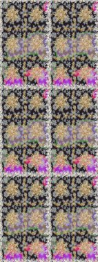 Gri renkli ve altın elementli altın desenli. Barok tarzında kusursuz bir doğulu süsü. Raster oryantal süs. Geleneksel klasik altın desen.