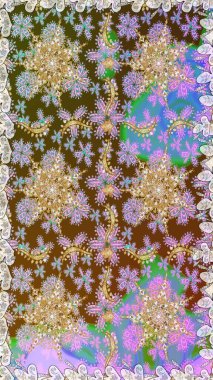 Damask pürüzsüz yineleme kalıbı. Antika altın tekrarlanabilir duvar kağıdı. Barok tarzında altın çiçekli süs. Tarafsız renklerde altın element.