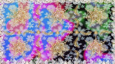 Kusursuz altın desenli bukleler. Doğu tarzı arabesk tarzında altın elementler. Tarafsız renklerde. Raster altın.