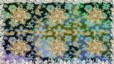 Klasik raster şablonu. Gri ve altın desenli. Tekrarlayan ögelerle kusursuz soyut arkaplan.