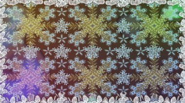 Kahverengi renklerde, altın elementlerle kusursuz klasik desen. Noel, kar tanesi, yeni yıl. Kahverengi renklerde, altın elementlerle altın pürüzsüz desen.