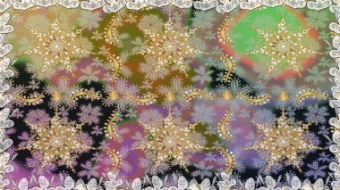 Antika altın tekrarlanabilir duvar kağıdı. Barok tarzında altın çiçek süsü. Damask arkaplanı tekerrür ediyor. Gri renklerdeki altın element.