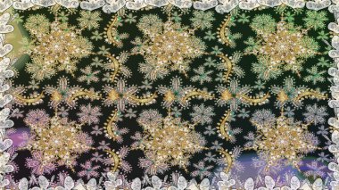 Sembol bayramı, yeni yıl kutlamaları, altın desenler. Kış kar dokusu duvar kağıdı. Noel altın kar tanesi kusursuz desen. Gri renkli altın kar taneleri.