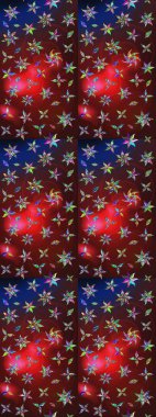 Çiçek deseni. Raster illüstrasyonu. Düz Çiçek Elementleri Tasarımı. Chichi 'nin kumaş kalıbını çiz. Renkli Bahar Teması çizim şablonu.