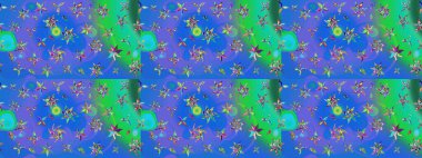 Zarif, parlak ve eskiz mavi ve yeşil çiçek desenli tasarım. Sabıka baskıları, bebek kıyafetleri, duvar kâğıtları, paket kutuları vb..