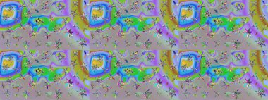 Tarafsız ve gri çiçekli bahar çiçekleri. Küçük çiçekte güzel bir desen. Moda baskıları için zarif bir şablon. Motley illüstrasyonu. Küçük renkli çiçekler..