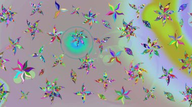 Modaya uygun kumaş deseni. Küçük çiçekteki sevimli çiçek deseni. Tony 'nin kumaş kalıbını çiz. Raster illüstrasyonu.