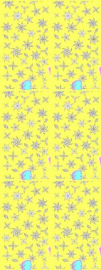 Nazik, sevimli çiçek arkaplanı. Sarı ve beyaz renkte çiçekler. Raster çiçek desenli ve çiçekli..