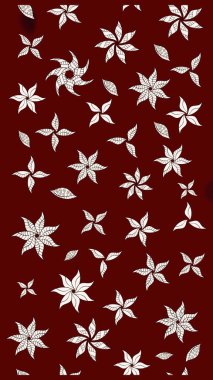 Çiçek arkaplan. Güzel kumaş deseni. Çizim raster deseni.