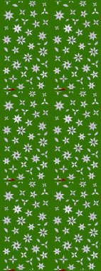 Yeşil ve nötr renkte çiçekler. Renkli Bahar Teması çizim şablonu. Çiçekli çiçek deseni, suluboya. Düz Çiçek Elementleri Tasarım Raster illüstrasyonu.