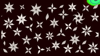 Tropik çiçekler. Siyah ve nötr renklerde çiçekler. Gömlek çizimi Arkaplan Deseni.