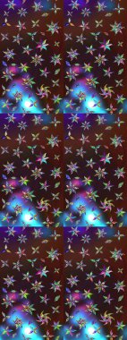 Güzel kumaş deseni. Raster suluboya çiçek deseni, narin çiçekler, kahverengi ve mor çiçekler, tebrik kartı şablonu..