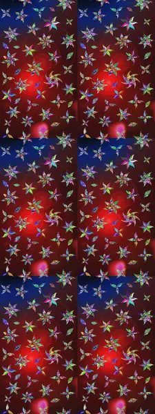 Nazik, narin çiçek arkaplanı. Kahverengi ve kırmızı renkte çiçekler. Raster çiçek desenli ve çiçekli..