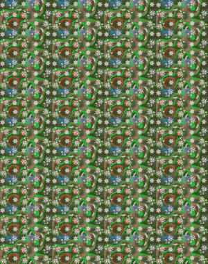 Çiçek deseni duvar kağıdı, desen dolguları ve web sayfası arka planı için kullanılabilir. Şekil verilmiş çiçeklerle eskiz deseni. Süslü zentangle çizim dokusu, soyut çiçeklerle süslenmiş..