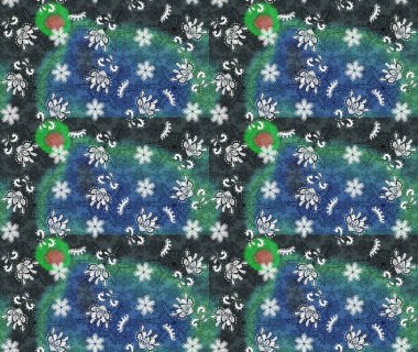 Renkli Bahar Teması eskiz kalıbı. Çiçekli eskiz arkaplanı. Düz Çiçek Elementleri Tasarımı. Çocuk stili.