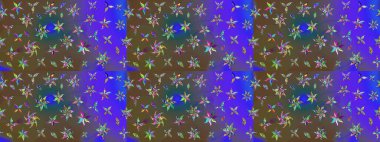 Sketch Floral Pattern in Raster illustration. Fancy fabric pattern. Colour Spring Theme sketch pattern Background. Flat Flower Elements Design.