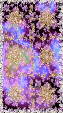 Tekrarlayan elementlerle kusursuz soyut arkaplan. Klasik raster şablonu. Tarafsız ve altın desenli.