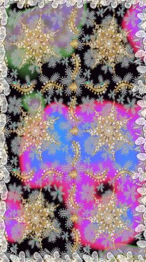 Kusursuz altın desenli bukleler. Gri renklerde kusursuz desen. Doğu tarzı arabesk tarzında altın elementler. Raster altın pürüzsüz desen.