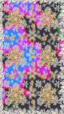 Doğu tarzı arabesk tarzında altın elementler. Kusursuz altın desenli bukleler. Raster altın pürüzsüz desen. Gri renklerde kusursuz desen.