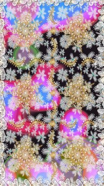 Gri renklerde altın tekrarlayan elementlerle soyut arkaplan. Kusursuz oryantal klasik altın desen.