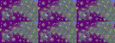 Sketch Floral Pattern in Raster illustration. Fancy fabric pattern. Colour Spring Theme sketch pattern Background. Flat Flower Elements Design.