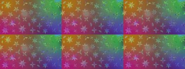 Küçük kahverengi ve mor çiçeklerle oldukça eski bir besin torbası deseni. Tekstil, kumaş, kapaklar, duvar kağıtları, baskı, paket, koleksiyon defteri, örgü, dekupaj için çiçek arkaplanı..