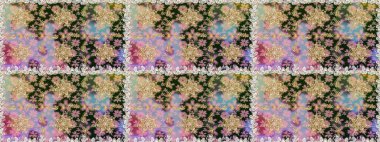 Tekrarlayan elementlerle kusursuz soyut arkaplan. Tarafsız ve altın desenli. Zarif raster klasik desen.