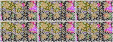 Parlak dantel, stilize çiçekler, şal desenli. Doğu tarzı arabesk. Hassas altın deseni açın. Kusursuz altın desenli bukleler. Raster. Gri renklerde, altın elementlerle kusursuz desen.